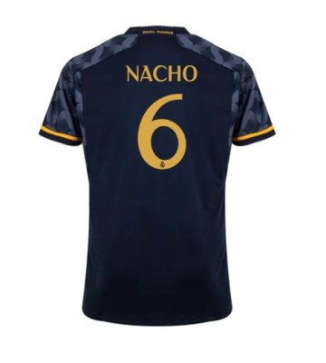 Real Madrid Nacho #6 Koszulka Wyjazdowych 2023-24 Krótki Rękaw